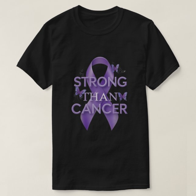 T-Shirt de Guerrier du Cancer (Design devant)