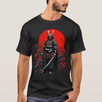 T-Shirt de Guerrier Samouraï Japonais