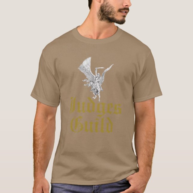 T-shirt de guilde de juges disponible dans (Devant)