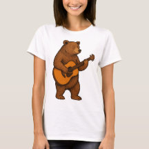 T-shirt de guitare - Musicien Vintage Ani