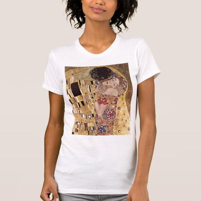 T-shirt ~ de Gustav Klimt le baiser (Devant)