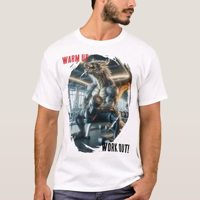 T-shirt de gym Dragon (Devant)