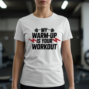 T-shirt de gym drôle de musculation sarcasme pour 