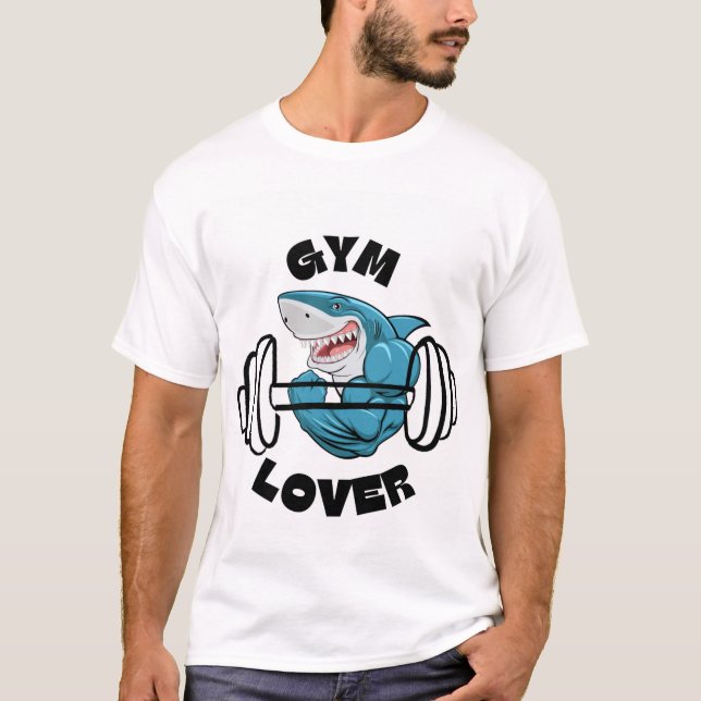 T-shirt de gym pour hommes  (Devant)