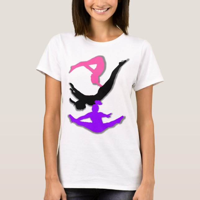 T-shirt de gymnaste de trempoline (Devant)