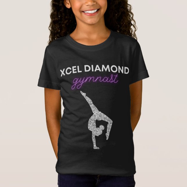T-Shirt de gymnastique Xcel Diamond  (Devant)