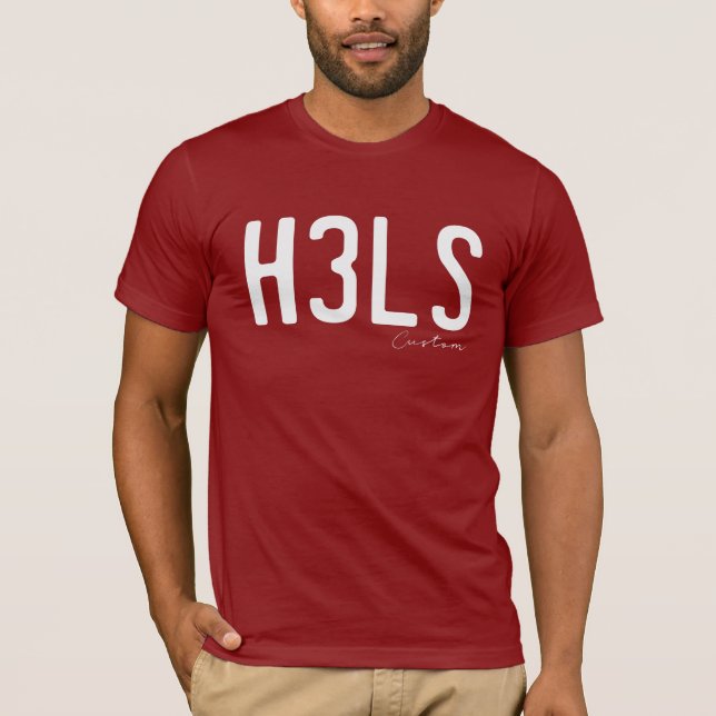T-shirt De H3LS pièce en t de fac OUAIS (Devant)