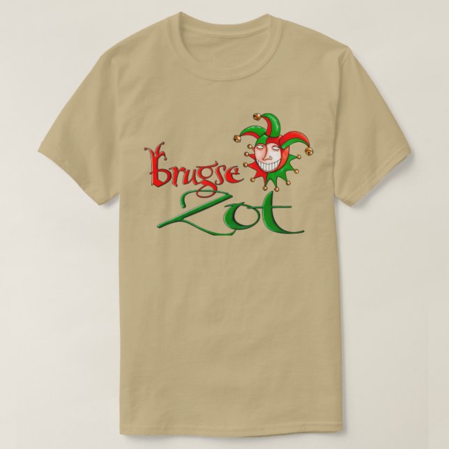 T-shirt De Halve Maan Brugse Zot (Design devant)