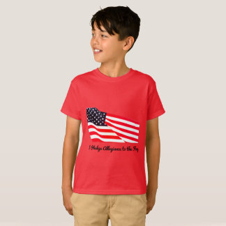 T-shirt de Hanes de drapeau d'allégeance de