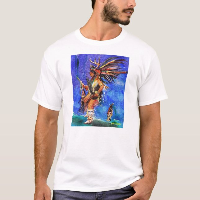 T-shirt de haute qualité de danse de Natif (Devant)