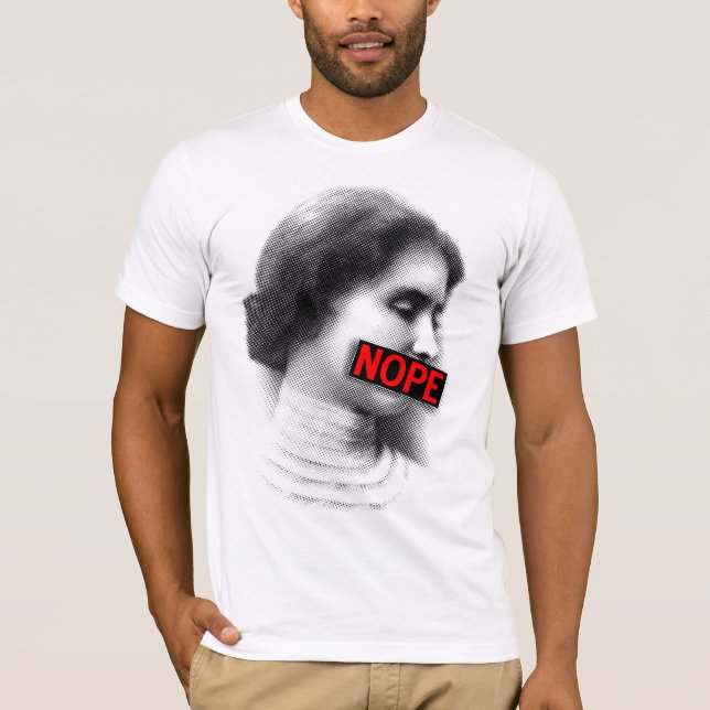 T-shirt ████████ de Helen Keller par SOPA (Devant)