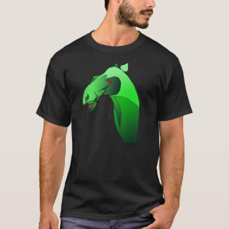 T-shirt de Heliodor - démon vert de cheval - avant