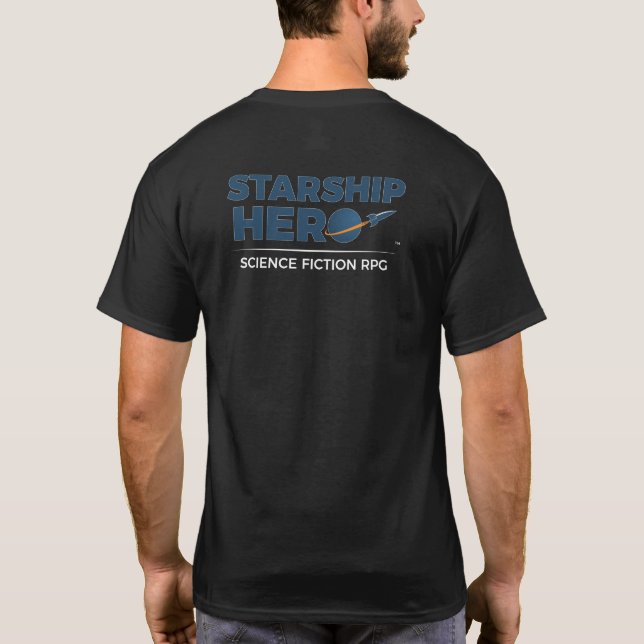 T-shirt de héros de Starship (Dos)