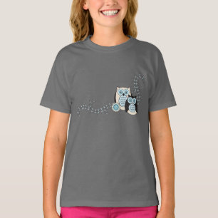 T-shirt de hiboux d'hiver