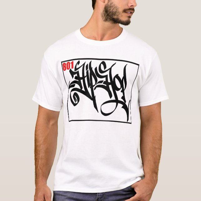 T-shirt de hip-hop du divertissement 801 de copie (Devant)