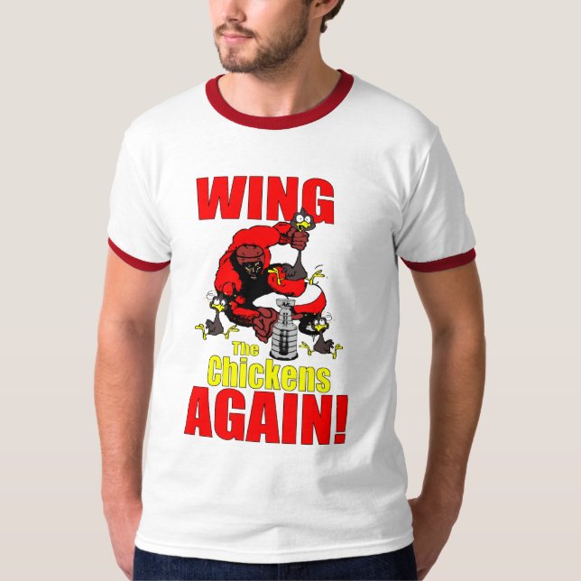 T-shirt de hockey de Détroit (Devant)