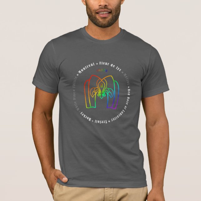 T-Shirt de hockey de Montréal (Devant)