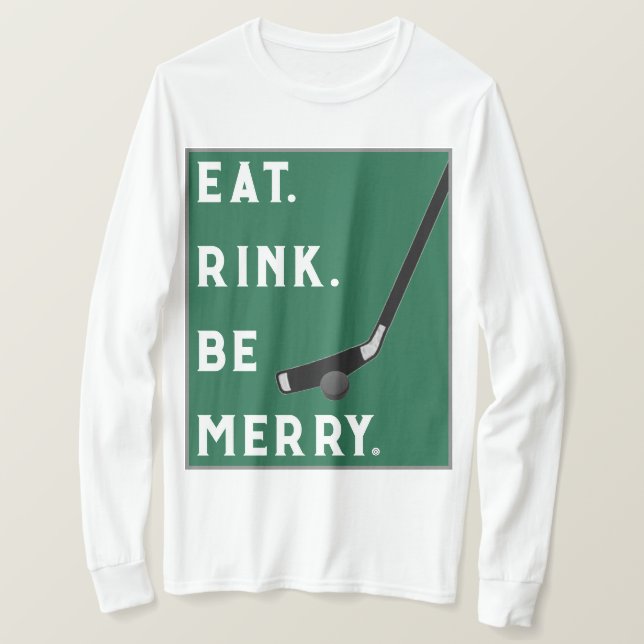 T-Shirt de hockey drôle (Design devant)