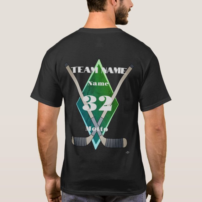 T-shirt de hockey HAMbyWG personnalisé (Dos)