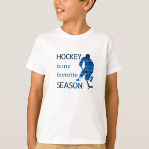 T-shirt de hockey sur glace Bleu de saison préfé