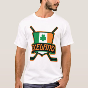 T-shirt de hockey sur glace de l'Irlande avec le