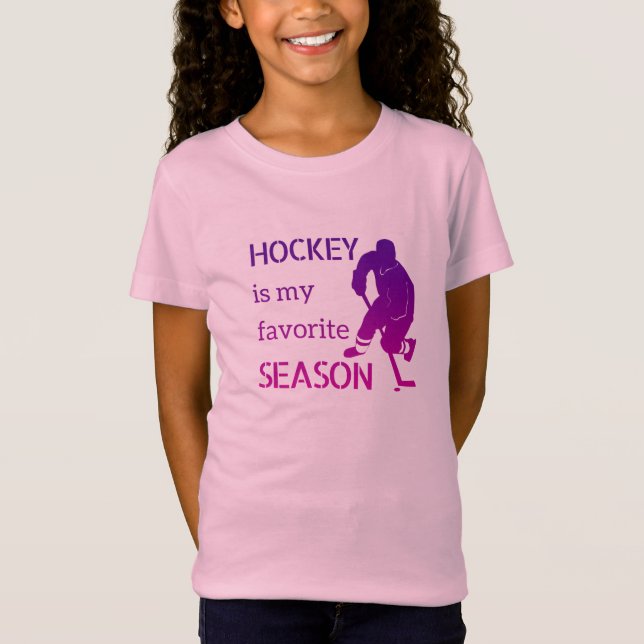 T-shirt de hockey sur glace Favorite saison fan vi (Devant)