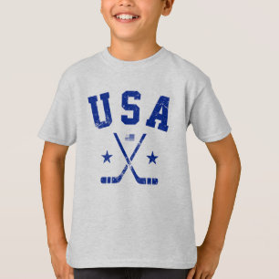 T-Shirt de hockey sur glace USA