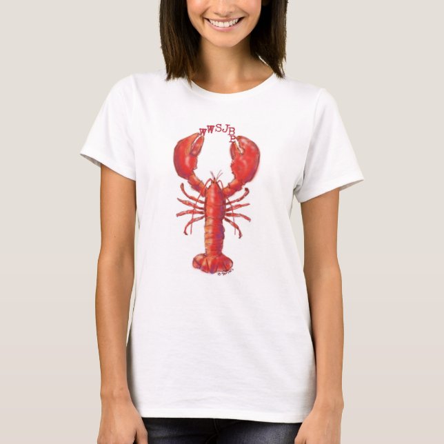 T-shirt de homard pour les femmes qui soutiennent  (Devant)