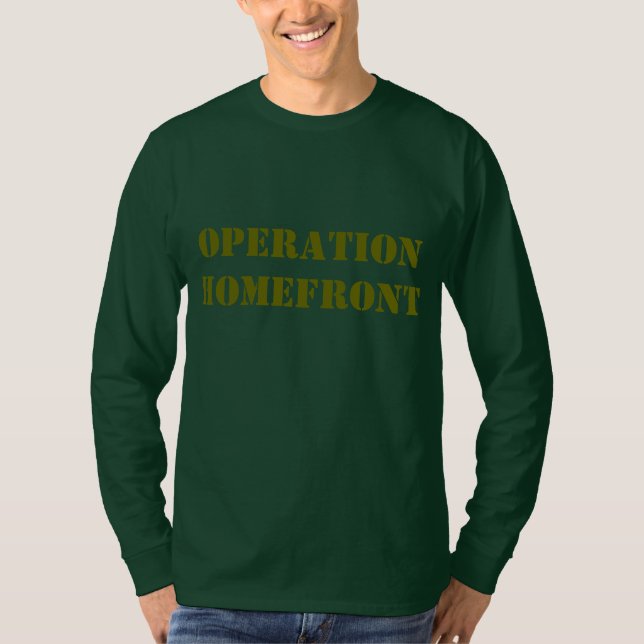 T-shirt "de Homefront d'opération" (Devant)