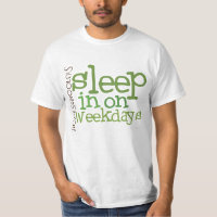 T-shirt de Homeschool de VALEUR : Sommeil dedans