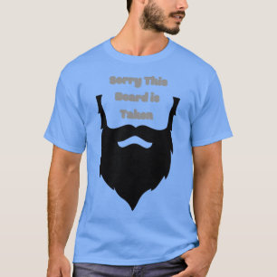 T-shirt de Hommes Désolé cette barbe est prise Chemise Val