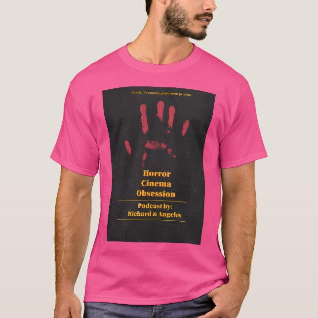 T-shirt De Horror Cinema Obsession Alt Logo (Devant)