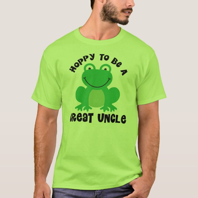 T-shirt De houblon pour être un grand oncle Gift (Devant)