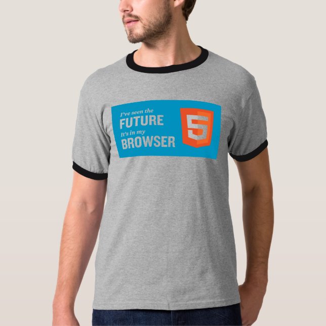 T-shirt de HTML 5 (Devant)