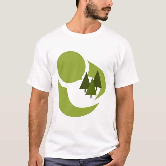 T-shirt de Hugger d'arbre (Devant)
