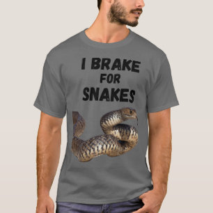 T-shirt de I BRAKE FOR SNAKES serpent t