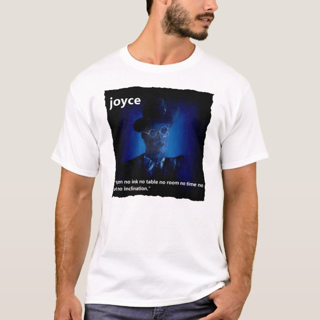 T-shirt de James Joyce (Devant)
