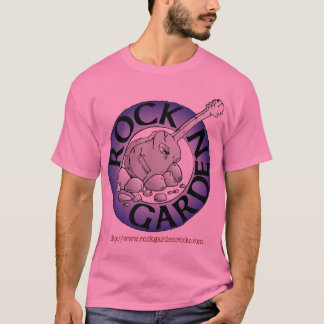 T-shirt de jardin de roche