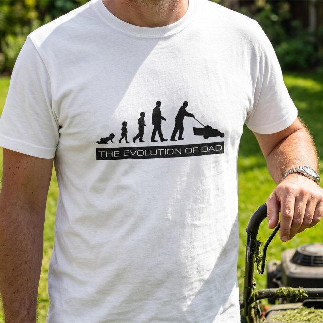 T-shirt de jardinage drôle - L'évolution de Papa (Créateur téléchargé)