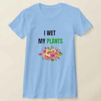 T-shirt de jardinage floral Chemise pour amateurs 