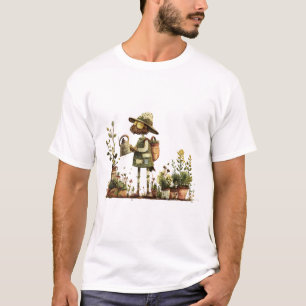 T-Shirt de Jardinier Cottagecore Vintage