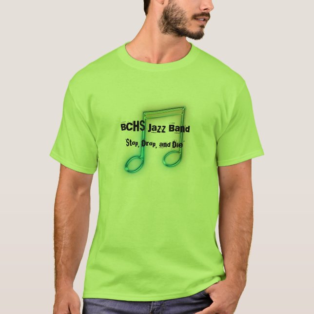 T-shirt de jazz-band de BCHS (Devant)