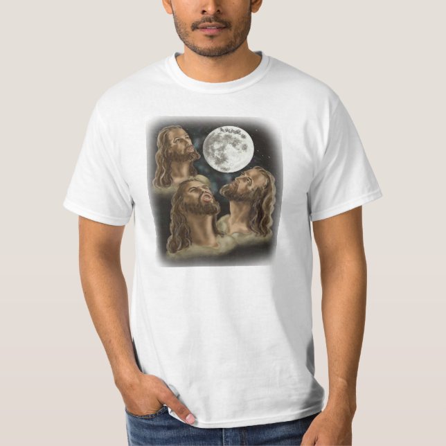 T-shirt de Jésus de lune (Devant)