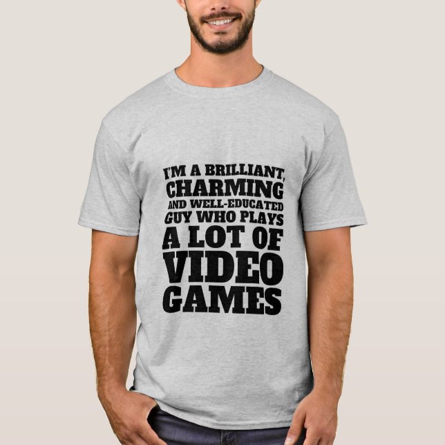 T-shirt de jeu amusant pour Geeks et joueurs (Devant)