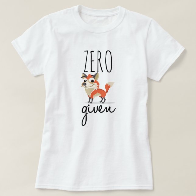 T-shirt de jeu de mots de renard drôle (Design devant)