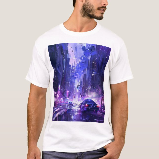 T-Shirt de jeu de style combattant de rue 2D rétro (Devant)