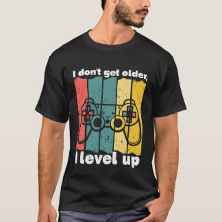 T-Shirt de jeu "Level Up" - Joueur amusant Anniver