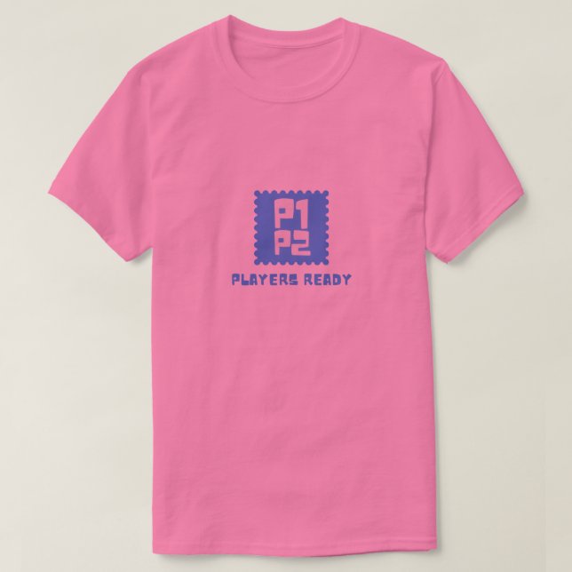 T-Shirt de jeu rétro Player One prêt (Design devant)