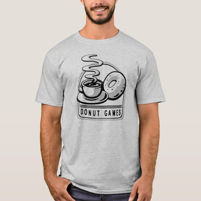 T-shirt de jeux de beignet (Devant)