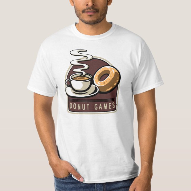 T-shirt de jeux de beignet (Devant)